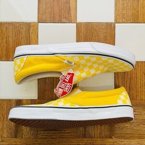 Vans‎ Classic Slip On Checkerboard Yellow